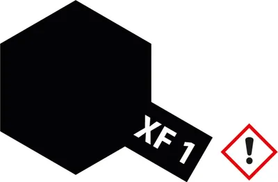 Obrázok produktu pre Akrylová farba Tamiya XF1, XF-1 čierna matná 23ml