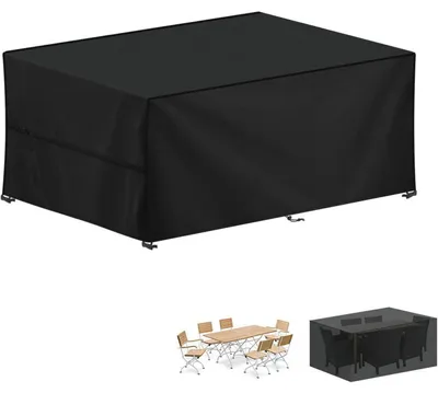 Obrázek produktu pro Ochranný obal na zahradní nábytek, rozměry 200x100x90 cm, materiál 420D Oxford, vodotěsný, větruodolný