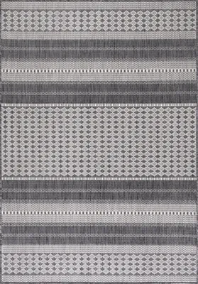 Imagen del producto de Alfombra para exteriores, resistente a la intemperie, rectangular, de 120x170 cm, color beige, ideal para camping, jardín o uso interior, con diseño vintage