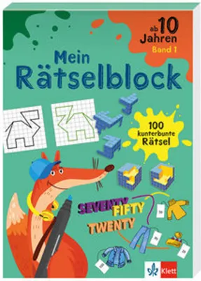 Obrázok produktu pre Klett Mein Rätselblock ab 10 Jahren Band 1