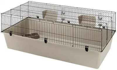 Produktbild von Ferplast Rabbit 160, Käfig, Kaninchen, Weiß, Grau, 1565 mm, 770 mm, 615 mm