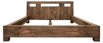Immagine prodotto di MASSIVMOEBEL24 | NATURE GREY #202 Letto matrimoniale in legno di sheesham - oliato / grigio 180x200
