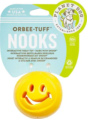 Image de Planet Dog Orbee-Tuff Nook jaune-bonheur 6,5cm
