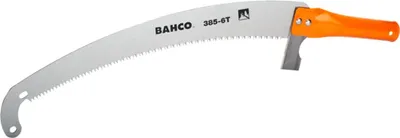 Produktbild von Bahco Astsäge für Teleskopstiele mit 6 ZpZ, Stahlrohr-Griff, verlängertem Haken und nachschärfbaren Zahnspitzen, 360 mm