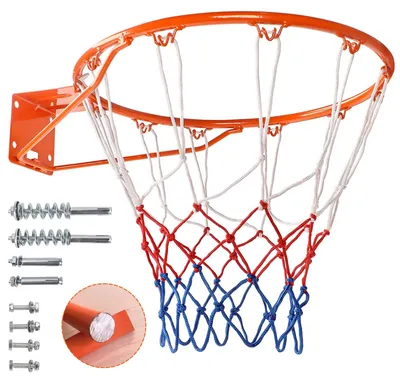 Immagine prodotto di Rete da basket da montare a parete, con anello in acciaio