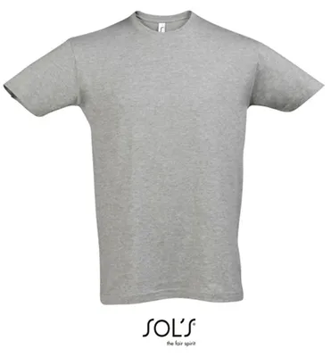 Produktbild von SOLs 11380 | Regent 150 Herren T-Shirt - Farbe: Grey Melange - Größe: XXS