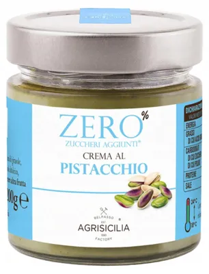 Image de Crème de pistache sans sucre, 200g, Agrisicilia