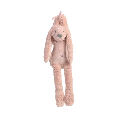 Image de Happy Horse Doudou musical lapin Richie vieux rose - Peluche cadeau bébé