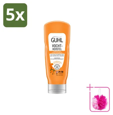 Imagen del producto de 5 unidades de crema acondicionadora hidratante Guhl - 200 ml - Paquete económico