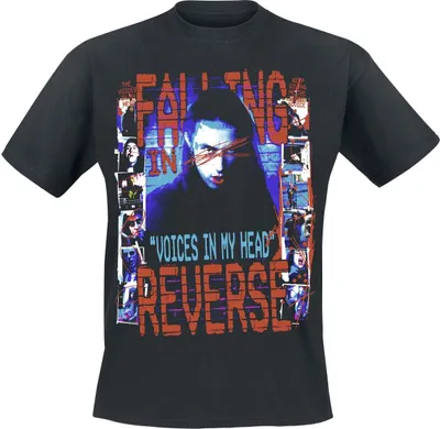 Produktbild von Falling In Reverse T-Shirt Herren Voice College schwarz L