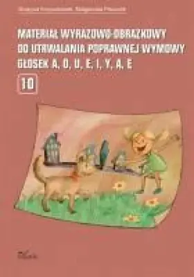 Produktbild von Material wyrazowo-obrazkowy do utrwalania popawnej wymowy a o u e i y a e