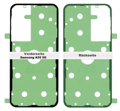 Produktbild von Samsung Galaxy A55 5G A556 Akkudeckel Rahmen Kleber Dichtung Backcover Adhesive Klebefilm