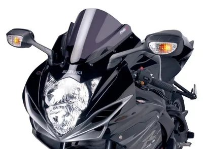 Productafbeelding van PUIG Z-racing kuipruit, donker gerookt, 280x300mm, voor Suzuki