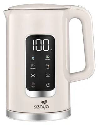 Produktbild von SENYA Elektrischer Wasserkocher 1,7 l Edelstahl – einstellbare Temperatur 40 – 1