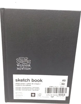 Produktbild von Winsor & Newton Skizzenbuch 6673006 A5 50 Blatt 170g/m² Hardcover Rückenleimung Mikroperforiertzeichnetools
