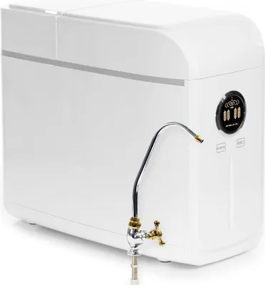 Naturewater NW-5-75RODT Osmoseanlage 285L/Tag, 5-Stufen Compact Trinkwasser Umkehrosmoseanlage mit Display und LED-Filterwechselerinnerung