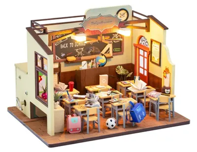 Productafbeelding van 2Kids Toys Miniatuur huisje: Schoolklas