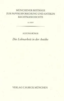 Produktbild von Die Lohnarbeit in der Antike