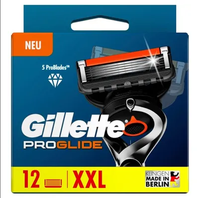 Immagine prodotto di Lame di ricambio per rasoio Gillette ProGlide, 12 pezzi