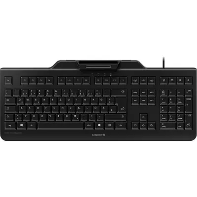 Produktbild von CHERRY JK-A0400BE-2, Volle Größe (100%), Kabelgebunden, USB, Mechanischer Switch, Schwarz