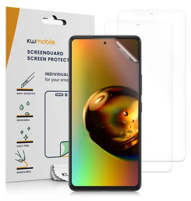 Produktbild von kwmobile 3x Displayschutzfolie kompatibel mit Samsung Galaxy A53 5G Folie - klare Schutzfolien Set in transparent