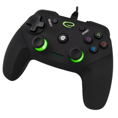 Obrázek produktu pro Herní ovladač Esperanza EGG110K Gamepad PC,Playstation 3 analogový / digitální USB 2.0 černý