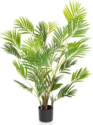 Obrázok produktu pre hjh OFFICE umelá rastlina ARECA I umelá rastlina palma výška 120,0 cm dekorácia