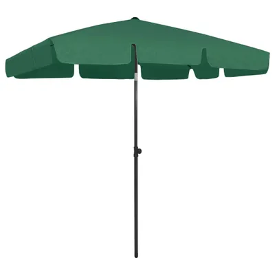 Zdjęcie produktu dla Parasol plażowy, zielony, 200x125 cm