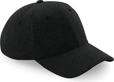 Immagine prodotto di Beechfield B677 | Jersey Athleisure Baseball Cap / 6-Panel-Design - Farbe: Nero - Größe: Taglia unica