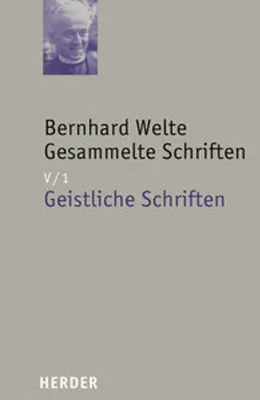 Immagine prodotto di Welte, B: Gesammelte Schriften V/1