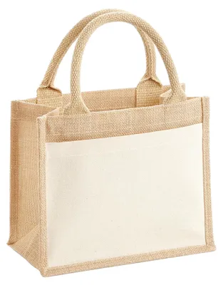 Immagine prodotto di Westford Mill - Sacchetto regalo, juta FK1309 (taglia unica) (Naturale)