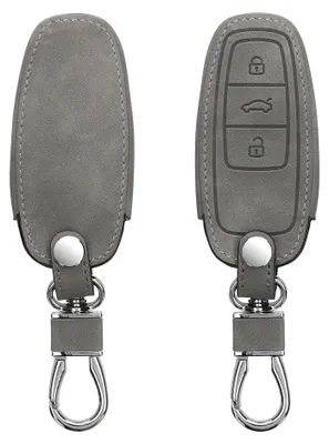 Produktbild von kwmobile Schlüsselhülle für Audi A6 A7 A8 Q7 Q8 3-Tasten Autoschlüssel Keyless Hülle - Autoschlüssel Schlüssel Hülle - Schlüsselcover aus Kunstleder
