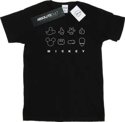 Produktbild von Disney - T-Shirt für Damen BI37345 (M) (Schwarz)