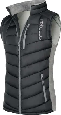 Immagine prodotto di Nebulus gilet REVIVAL uomo, giacca calda da esterno, con zip integrale lunga, P4735 - uomo, nero-grigio, 3XL