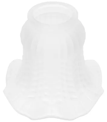 Glas-Lampenschirm, matt, 12,4x11,6x10,7 cm, Ersatzglas