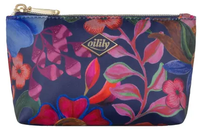 Produktbild von Oilily Utensilientasche Belle Botanique Pushpa Pouch Peacoat dunkelblau