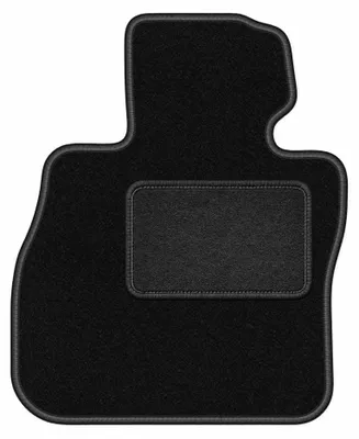 Produktbild von Fahrermatte Velours für BMW 1 F40 2019- (Schrägheck) – 1-tlg, Schwarz, passgenau – Wielganizator LUX