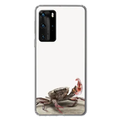 Produktbild von MuchoWow® Handyhülle Schutzhülle Hülle für Huawei P40 Pro Kinder - Krabbe - Meerestiere - Jungen - Mädchen - Kinder Silikon Softcase Handy Hülle - Schutz
