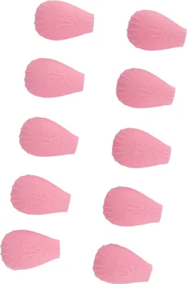 Produktbild von 10 Stück Lidschattenpinsel-Schutzkappen – weiche Silikon-Schutzhüllen gegen Staub für Make-up-Pinsel