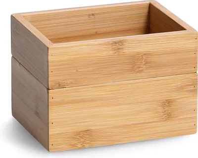 Zdjęcie produktu dla Organizer na kosmetyki, bambus, 2 sztuki, ZELLER