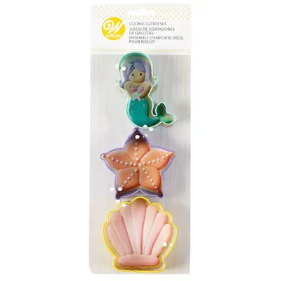 Produktbild von Wilton - Ausstecher - Meerjungfrau - 3 er Set
