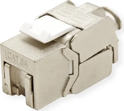 Produktbild von VALUE Cat.6A (Class EA) Keystone, RJ-45, geschirmt, werkzeuglos