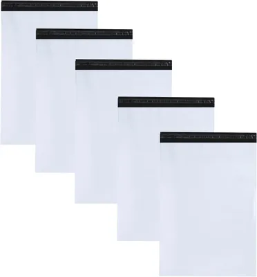 Imagen del producto de Bolsas de envío extra grandes, 60x80 cm, paquete de 5 unidades, impermeables, autoadhesivas, para textiles