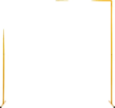 Image de Arc de mariage, design élégant, support stable, or, M