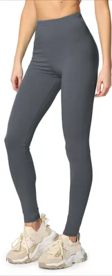 Produktbild von Merry Style Damen Lange Leggings aus Baumwolle MS10-198 (Grau, XS)