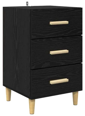 Immagine prodotto di Armadio da Notte Rovere Nero 40 x 40 x 66 cm Legno multistrato