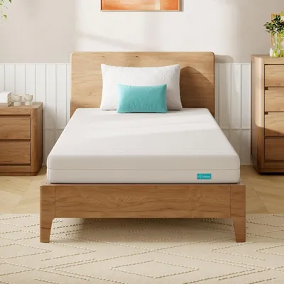 Obrázek produktu pro Matrace NAPSIE s 7 zónami, vyrobená z chladivé pěny, rozměry 90x200 cm, tvrdost H3 (střední), ergonomická a prodyšná