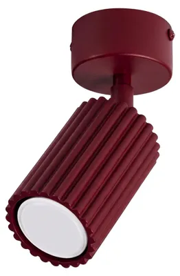 Immagine prodotto di Plafoniera KARBON 1 bordeaux 1xGU10  10W alluminio 18x7x7cm Sollux Lighting