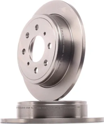 Produktbild von 2x DELPHI Bremsscheibe BG2538 für HONDA Jazz II Schrägheck (GD_ GE3 GE2) 239mm