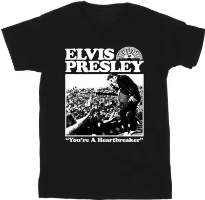 Produktbild von Elvis - "A Heartbreaker" T-Shirt für Herren BI44581 (M) (Schwarz)